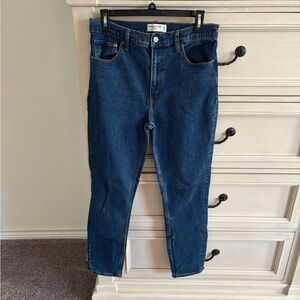 Abercrombie & Fitch Women's High Rise Blue Jeans